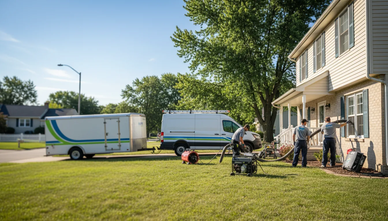 Flooded Basement Restoration And Cleanup With Repair in Dakota City, IA near me